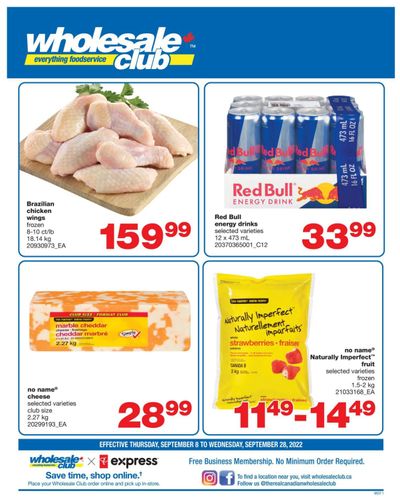 Wholesale Club (West) Flyer September 8 to 28