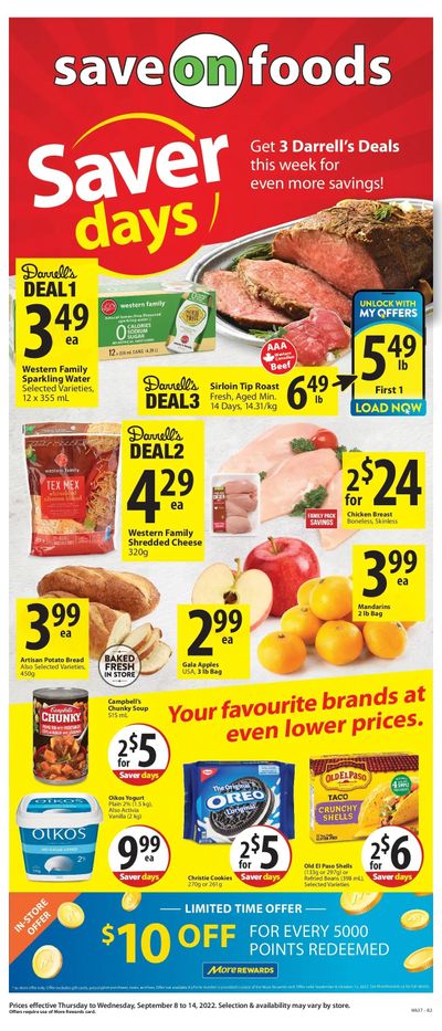 Save on Foods (AB) Flyer September 8 to 14