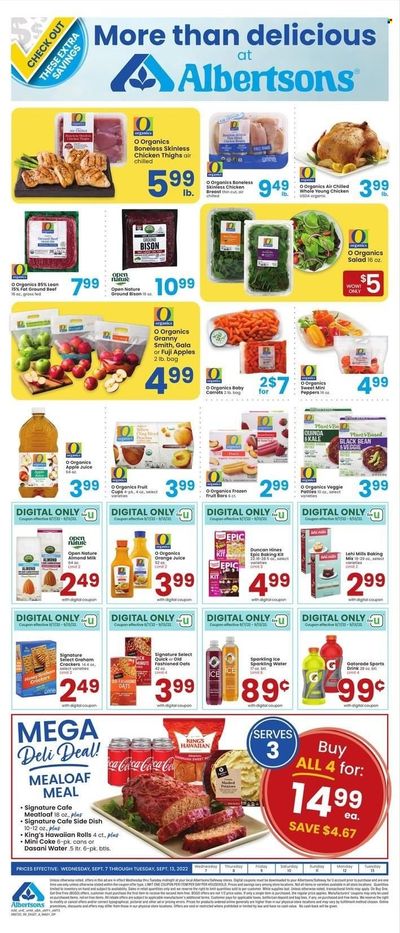 Albertsons (CA, ID, LA, MT, OR, TX, WA) Weekly Ad Flyer Specials September 7 to September 13, 2022