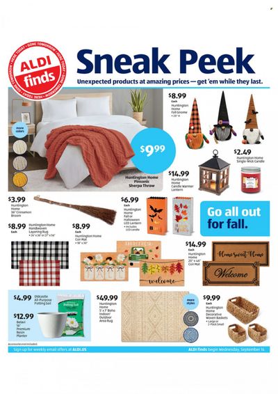 ALDI Promotions & Flyer Specials September 2022