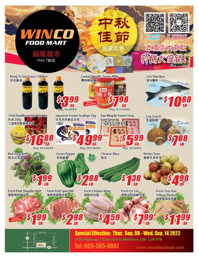 WinCo Food Mart (HWY 7) Flyer September 8 to 14
