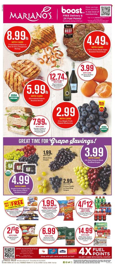Mariano’s (IL) Weekly Ad Flyer Specials September 7 to September 13, 2022