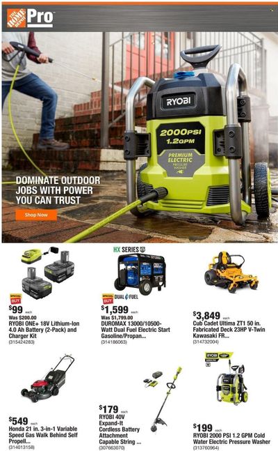 The Home Depot Weekly Ad Flyer Specials September 5 to September 12, 2022