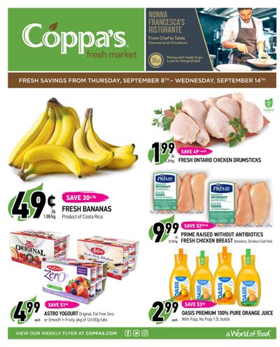 Coppa's Fresh Market Flyer September 8 to 14