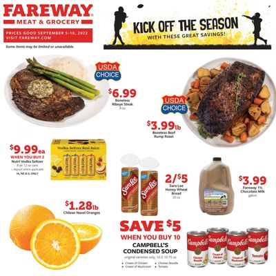 Fareway (IA) Weekly Ad Flyer Specials September 5 to September 10, 2022
