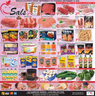 Sal's Grocery Flyer September 9 to 15