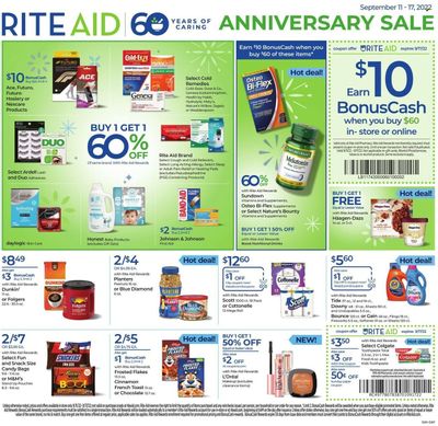 RITE AID Weekly Ad Flyer Specials September 11 to September 17, 2022