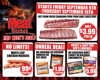 M.R. Meat Market Flyer September 8 to 15