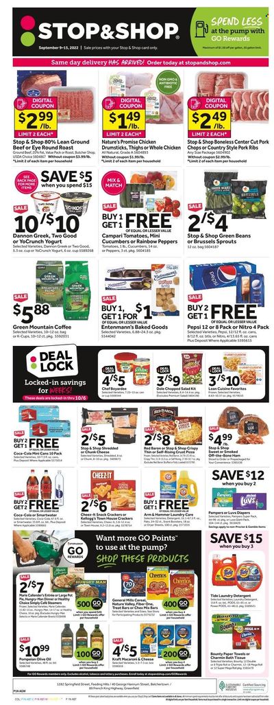 Stop & Shop (MA) Weekly Ad Flyer Specials September 9 to September 15, 2022
