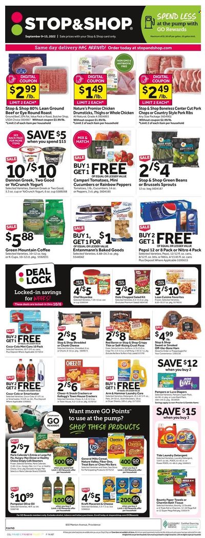 Stop & Shop (RI) Weekly Ad Flyer Specials September 9 to September 15, 2022 Stop & Shop (RI) Weekly Ad Flyer Specials September 9 to September 15, 2022