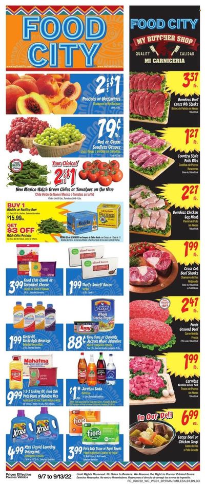 Food City (AZ) Weekly Ad Flyer Specials September 7 to September 13, 2022