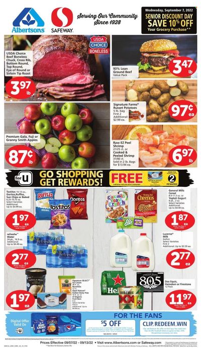 Safeway (AZ, CO, ID, MT, NE, NM) Weekly Ad Flyer Specials September 7 to September 13, 2022