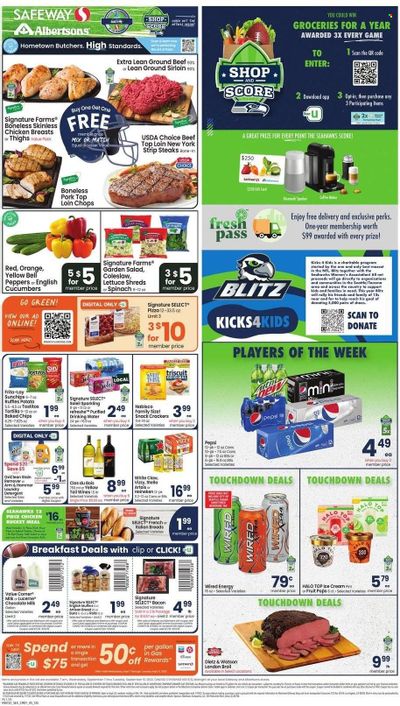 Safeway (WA) Weekly Ad Flyer Specials September 7 to September 13, 2022