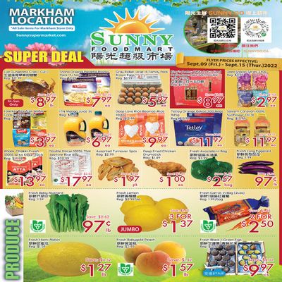 Sunny Foodmart (Markham) Flyer September 9 to 15