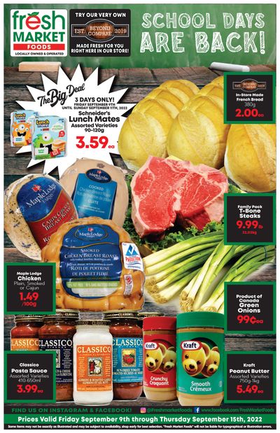 Fresh Market Foods Flyer September 9 to 15