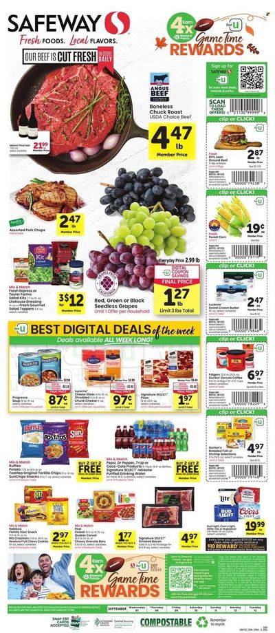 Safeway (SD) Weekly Ad Flyer Specials September 7 to September 13, 2022