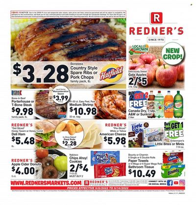 Redner's Markets (DE, MD, PA) Weekly Ad Flyer Specials September 8 to September 14, 2022