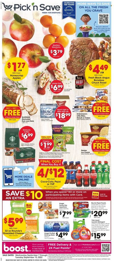 Pick ‘n Save (WI) Weekly Ad Flyer Specials September 7 to September 13, 2022
