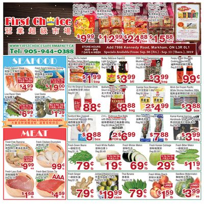 First Choice Supermarket Flyer September 6 to 12