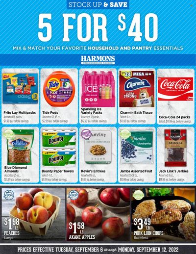 Harmons (UT) Weekly Ad Flyer Specials September 6 to September 12, 2022