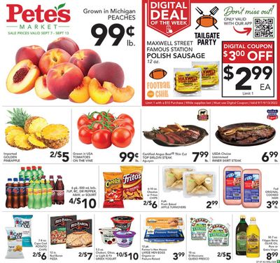 Pete's Fresh Market (IL) Weekly Ad Flyer Specials September 7 to September 13, 2022
