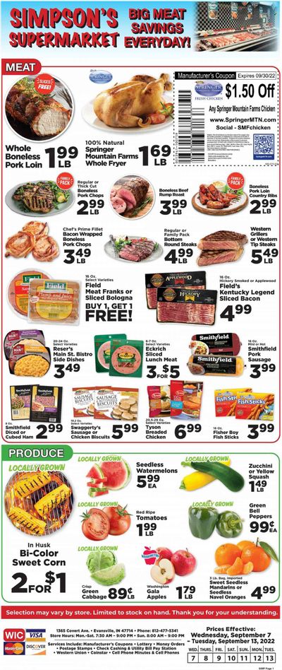 IGA (IN) Weekly Ad Flyer Specials September 7 to September 13, 2022 IGA (IN) Weekly Ad Flyer Specials September 7 to September 13, 2022