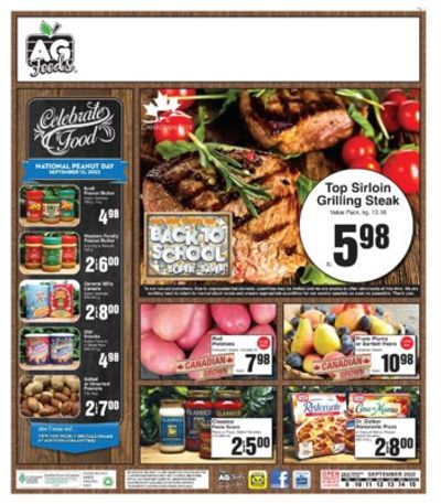 AG Foods Flyer September 9 to 15