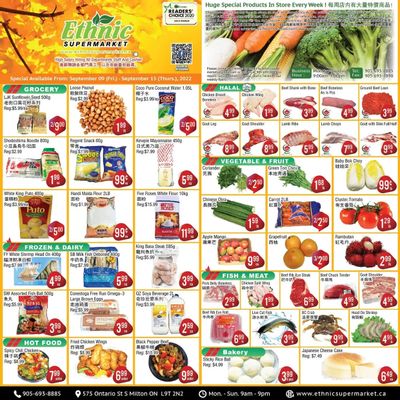 Ethnic Supermarket (Milton) Flyer September 9 to 15