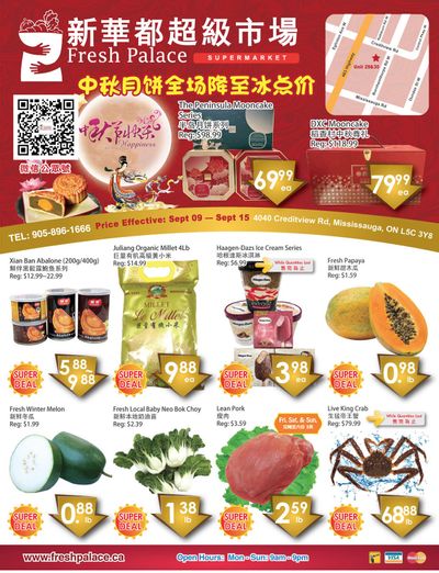 Fresh Palace Supermarket Flyer September 9 to 15