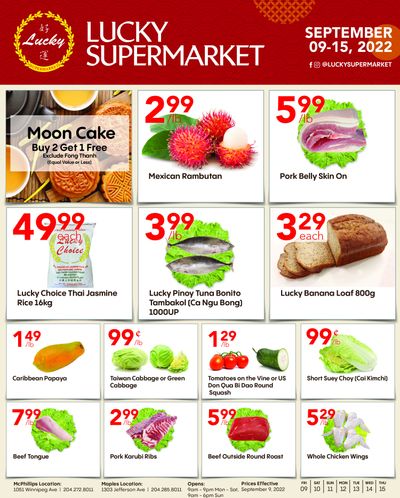 Lucky Supermarket (Winnipeg) Flyer September 9 to 15