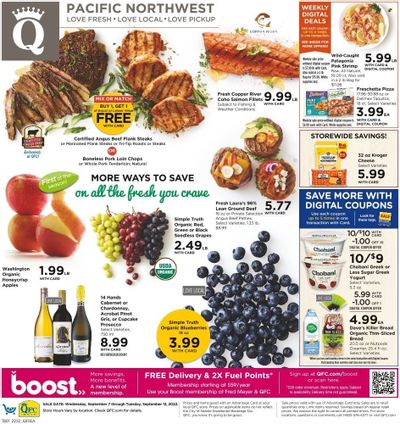 QFC (WA) Weekly Ad Flyer Specials September 7 to September 13, 2022