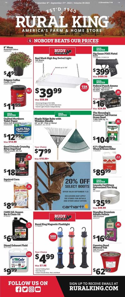 Rural King Weekly Ad Flyer Specials September 8 to September 21, 2022