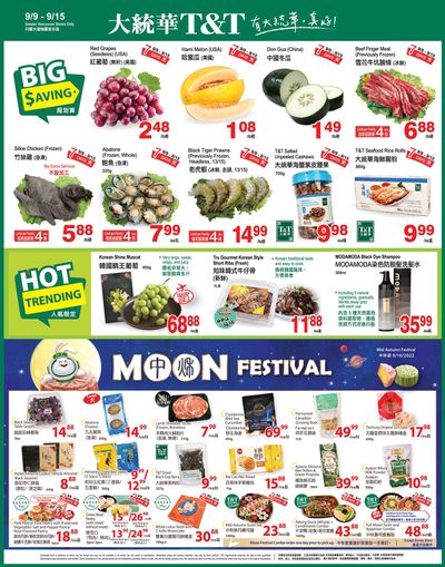 T&T Supermarket (BC) Flyer September 9 to 15