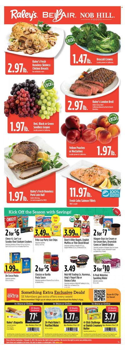 Raley's (CA, NV) Weekly Ad Flyer Specials September 7 to September 13, 2022