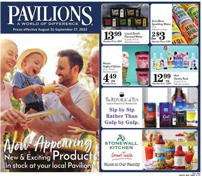 Pavilions (CA) Weekly Ad Flyer Specials August 31 to September 27, 2022