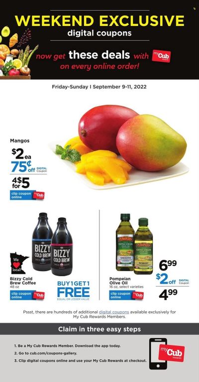 Cub Foods (MN) Weekly Ad Flyer Specials September 9 to September 11, 2022