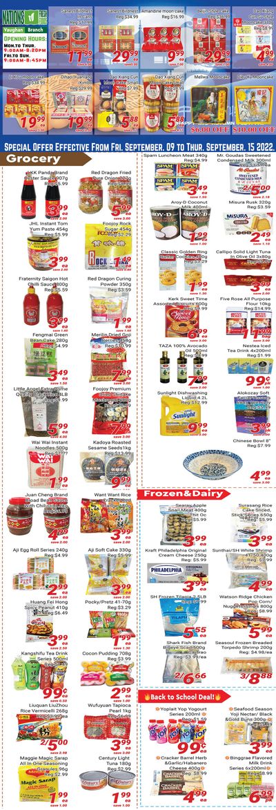 Nations Fresh Foods (Vaughan) Flyer September 9 to 15
