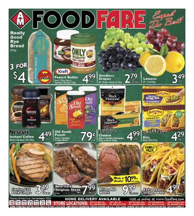 Food Fare Flyer September 10 to 16