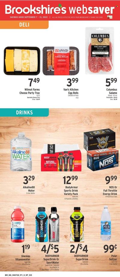 Brookshires (AR, LA, TX) Weekly Ad Flyer Specials September 7 to September 13, 2022