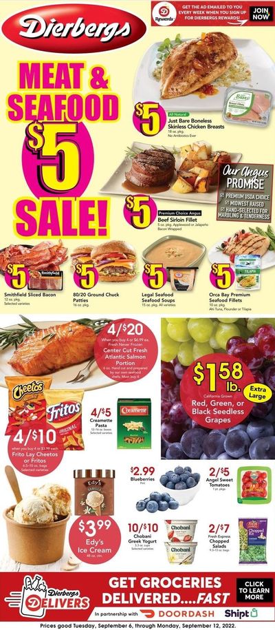 Dierbergs (IL, MO) Weekly Ad Flyer Specials September 6 to September 12, 2022