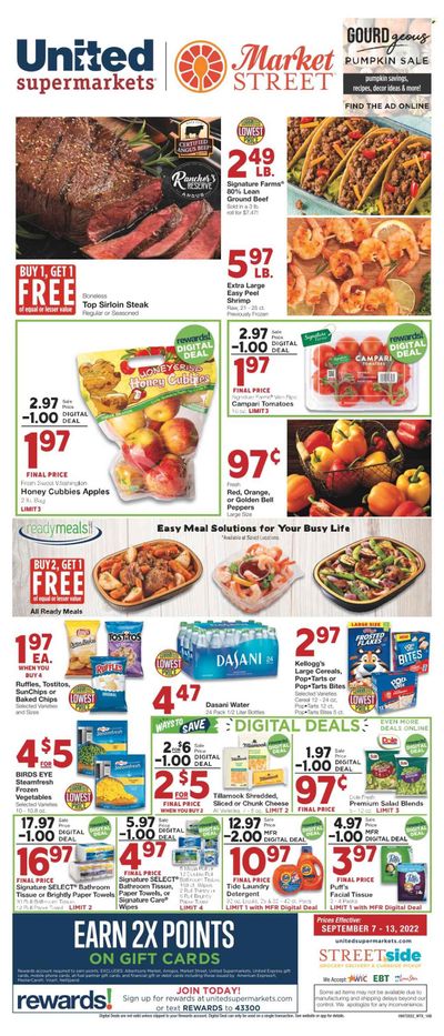 United Supermarkets (TX) Weekly Ad Flyer Specials September 7 to September 13, 2022