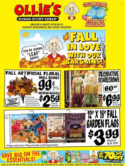 Ollie's Bargain Outlet Weekly Ad Flyer Specials September 8 to September 14, 2022