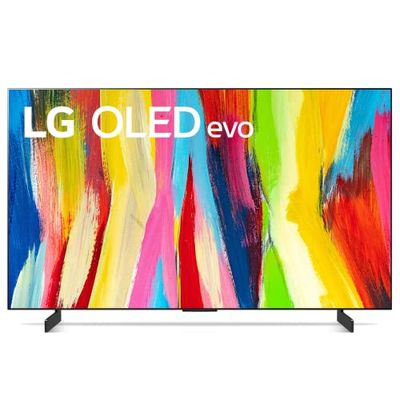 LG OLED Evo C2 Series 65” Alexa Built-in 4k Smart TV (3840 x 2160), 120Hz Refresh Rate, AI-Powered 4K, Dolby Cinema, WiSA Ready, Cloud Gaming, (OLED42C2, 2022) $1497.98 (Reg $1849.99)