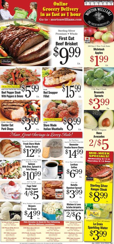 Morton Williams (NY) Weekly Ad Flyer Specials September 9 to September 15, 2022