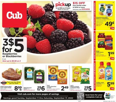 Cub Foods (MN) Weekly Ad Flyer Specials September 11 to September 17, 2022 Cub Foods (MN) Weekly Ad Flyer Specials September 11 to September 17, 2022