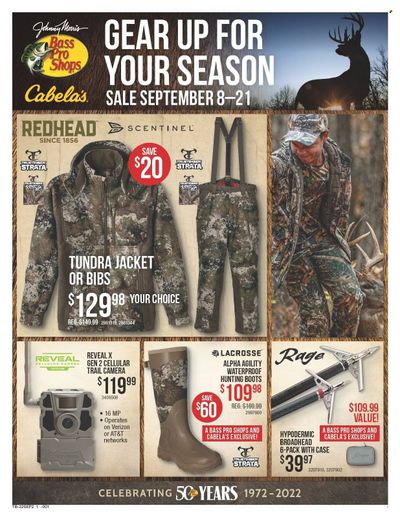 Cabela's (TX) Weekly Ad Flyer Specials September 8 to September 21, 2022