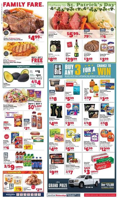 Family Fare (MI) Weekly Ad Flyer Specials September 11 to September 17, 2022
