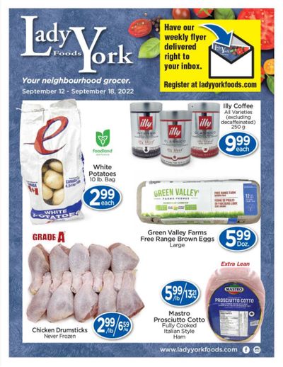 Lady York Foods Flyer September 12 to 18