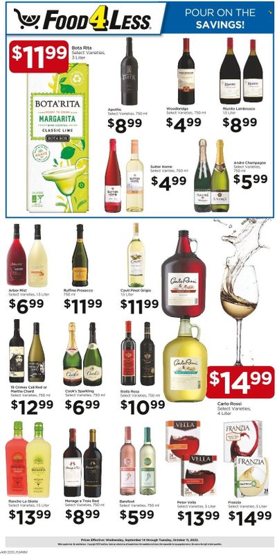 Food 4 Less (IL) Weekly Ad Flyer Specials September 14 to October 11, 2022