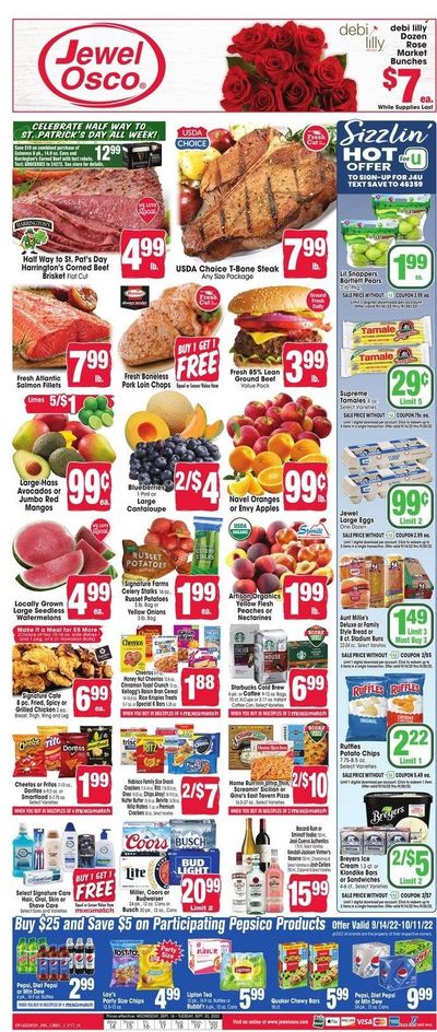 Jewel Osco (IA) Weekly Ad Flyer Specials September 14 to September 20, 2022